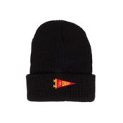 USC Trojans Black Mini Pennant Woven Patch Waffle Knit Cuff Beanie